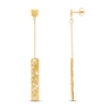 Thumbnail Image 1 of Italia D'Oro Rectangle Bar Drop Earrings 14K Yellow Gold