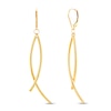 Thumbnail Image 0 of Italia D'Oro Curved Dangle Earrings 14K Yellow Gold