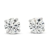 Lab-Created Diamond Solitaire Earrings 1-1/4 ct tw Round 14K White Gold (SI2/F)