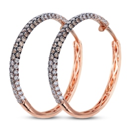 Le Vian Diamond Earrings 4-1/2 ct tw 14K Strawberry Gold