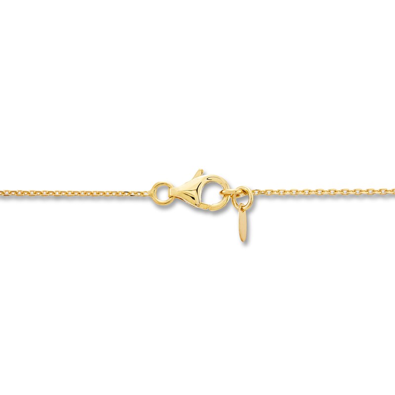 Italia D'Oro Oval Link Necklace 14K Yellow Gold 24"