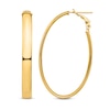 Thumbnail Image 1 of Oval Hoop Earrings 14K Yellow Gold