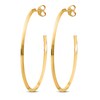 Thumbnail Image 2 of Oval Dangle Earrings 14K Yellow Gold