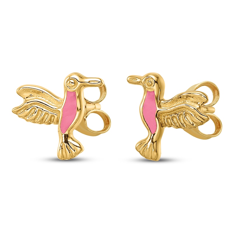 Select Gifts Humming Bird Gold-Tone Cufflinks in Pouch 