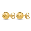 Thumbnail Image 2 of Diamond-Cut Ball Stud Earrings 14K Yellow Gold