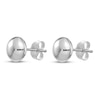 Thumbnail Image 2 of Button Stud Earrings 14K White Gold