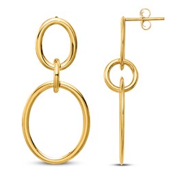 Drop Earrings 14K Yellow Gold