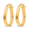 Thumbnail Image 2 of U-Shape Hoop Earrings 14K Yellow Gold 21mm