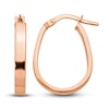 Thumbnail Image 2 of Polished U Hoop Earrings 14K Rose Gold