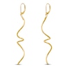 Thumbnail Image 2 of Twisted Dangle Earrings 14K Yellow Gold