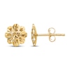 Thumbnail Image 1 of Diamond-cut Stud Earrings 14K Yellow Gold