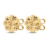 Thumbnail Image 2 of Diamond-cut Stud Earrings 14K Yellow Gold