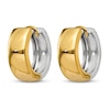 Thumbnail Image 2 of Hinged Huggie Hoop 14K Two-Tone Gold