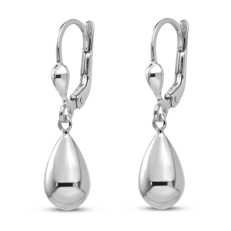 Main Image 2 of Dangle Earrings 14K White Gold