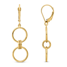 Dangle Earrings 14K Yellow Gold
