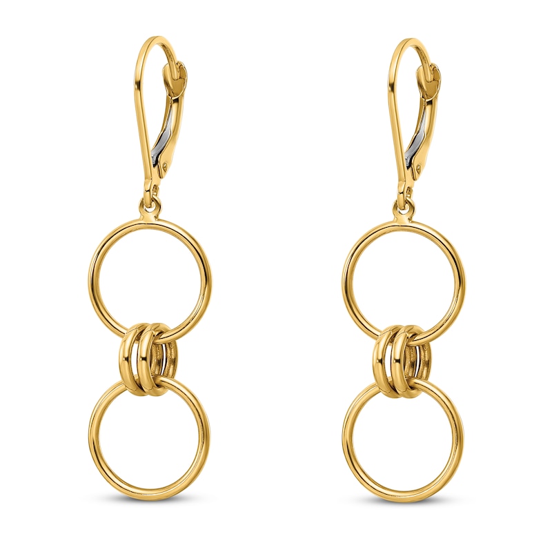 Main Image 2 of Dangle Earrings 14K Yellow Gold
