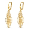 Thumbnail Image 2 of Textured and Dangle Earrings 14K Yellow Gold