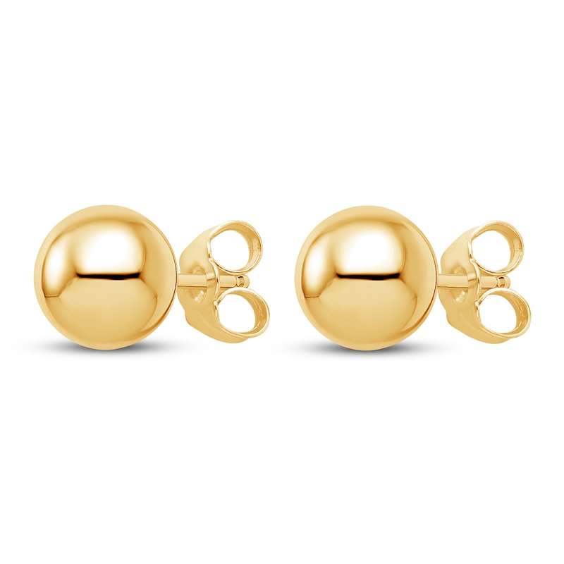 Main Image 2 of Ball Stud Earrings 14K Yellow Gold 5mm