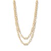 Thumbnail Image 1 of Italia D'Oro Link Chain Necklace 14K Yellow Gold 18&quot;