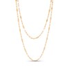 Thumbnail Image 1 of Italia D'Oro Mirror Chain Necklace 14K Yellow Gold 17"