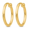 Thumbnail Image 2 of Clip-On Hoop Earrings 14K Yellow Gold