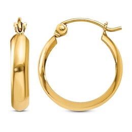 Hoop Earrings 14K Yellow Gold
