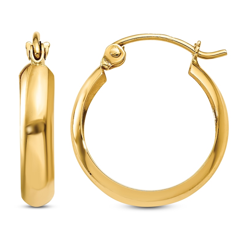 Main Image 1 of Hoop Earrings 14K Yellow Gold