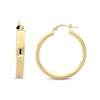Thumbnail Image 3 of Hoop Earrings 14K Yellow Gold 25mm