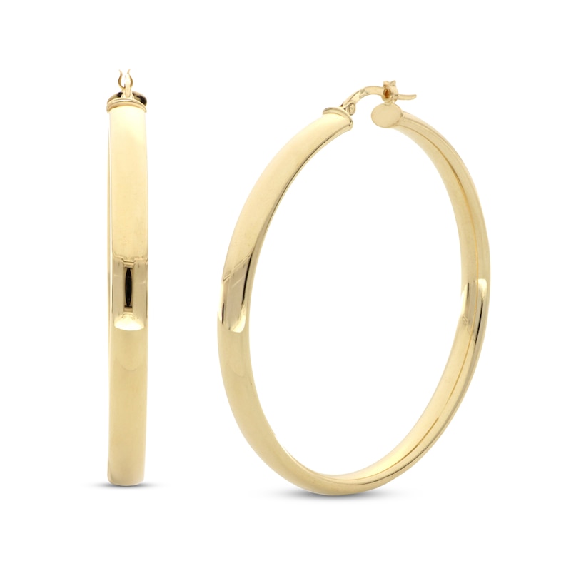 Hoop Earrings 14K Yellow Gold