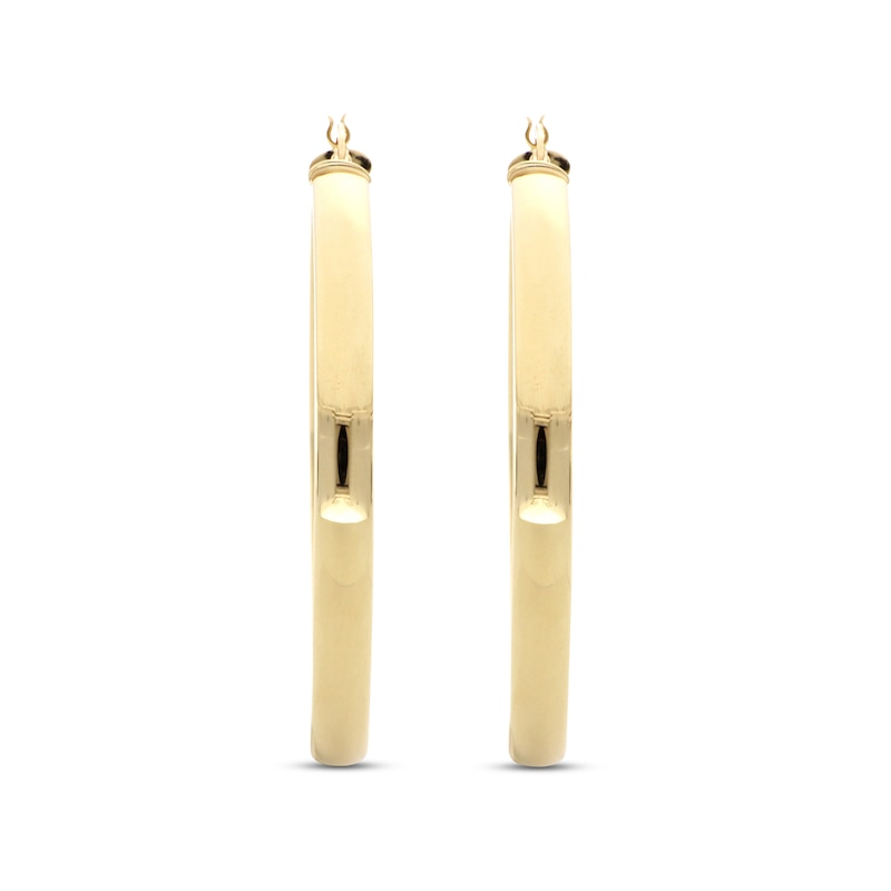 Hoop Earrings 14K Yellow Gold