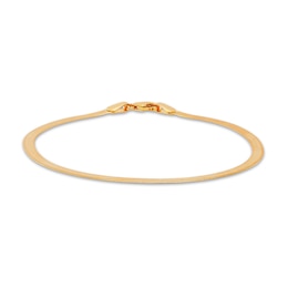 Italia D'Oro Herringbone Bracelet 14K Yellow Gold 7.25"