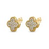 Thumbnail Image 1 of Diamond Stud Earrings 1/3 ct tw Round 14K Yellow Gold