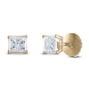 Thumbnail Image 0 of Diamond Solitaire Stud Earrings 1/2 ct tw Princess 14K Yellow Gold (I1/I)