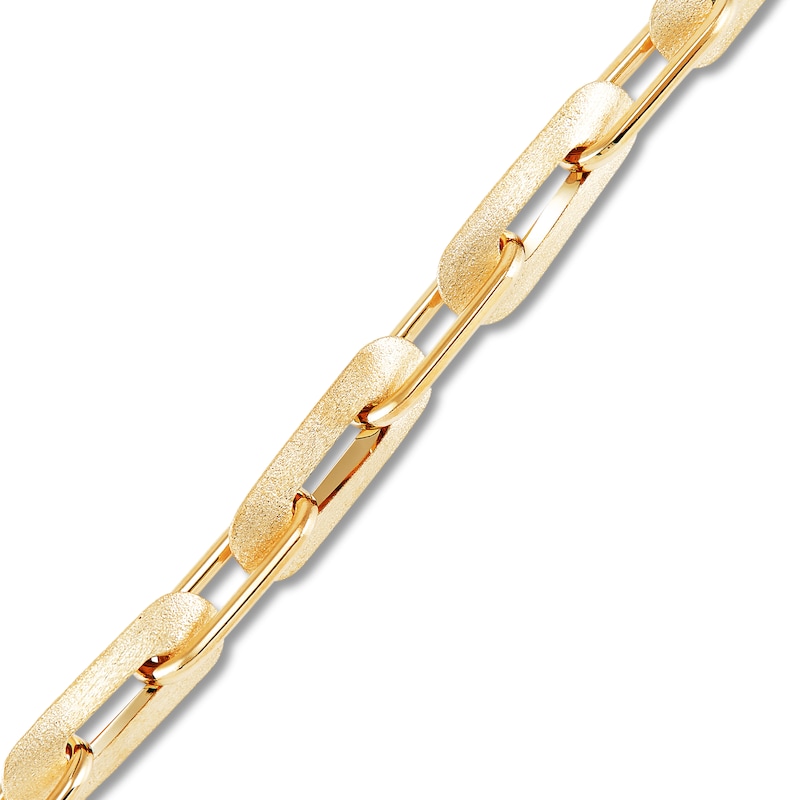 Italia D'Oro Polished Oval Link Bracelet 14K Yellow Gold
