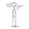 Thumbnail Image 2 of Diamond Bridal Set 1 ct tw Round/Marquise 14K White Gold