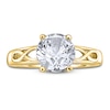 Thumbnail Image 2 of Diamond Solitaire Infinity Engagement Ring 1-1/2 ct tw Round 14K Yellow Gold (I2/I)