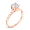 Thumbnail Image 2 of Diamond Solitaire Floral Engagement Ring 1 ct tw Round 14K Rose Gold (I2/I)