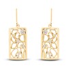 Thumbnail Image 1 of Diamond Drop Earrings 1/8 ct tw Round 10K Yellow Gold