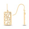 Thumbnail Image 2 of Diamond Drop Earrings 1/8 ct tw Round 10K Yellow Gold