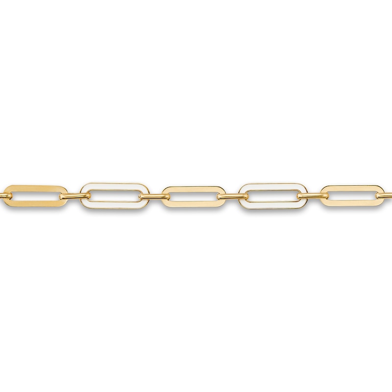 Small Paperclip Bracelet 14K Gold Fill / 7.25 Inches