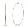 Thumbnail Image 1 of Round Wire Hoop Earrings 14K Rose Gold 60mm