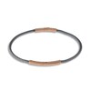 Thumbnail Image 0 of Marco Dal Maso Men's Ultrafine Bracelet Sterling Silver/18K Rose Gold-Plated 8"