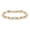 Thumbnail Image 1 of LUSSO by Italia D'Oro Men's Screw Link Bracelet 14K Two-Tone Gold 8.47"
