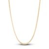 Thumbnail Image 1 of LUSSO by Italia D'Oro Popcorn Chain Necklace 14K Yellow Gold 24" 3mm