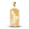 Thumbnail Image 2 of LUSSO by Italia D'Oro Men's Eagle Charm 14K Yellow Gold