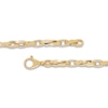 Thumbnail Image 1 of LUSSO by Italia D'Oro Men's Oval Rolo Chain Necklace 14K Yellow Gold 22" 8.6mm