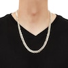 Thumbnail Image 3 of LUSSO by Italia D'Oro Men's Monaco Chain Necklace 14K Yellow Gold 24" 9mm