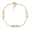 Thumbnail Image 1 of Italia D'Oro Triple Tube Station Bracelet 14K Yellow Gold 7"