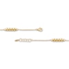 Thumbnail Image 2 of Italia D'Oro Triple Tube Station Bracelet 14K Yellow Gold 7"