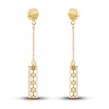 Thumbnail Image 0 of Italia D'Oro Bar Dangle Earrings 14K Yellow Gold